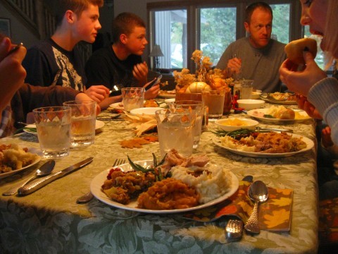 Eating Thanksgiving
