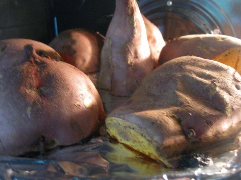 baked sweet potatoes
