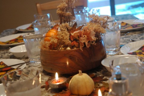 High Dessert Thanksgiving Table
