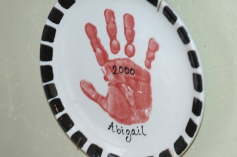 Abby hand plate