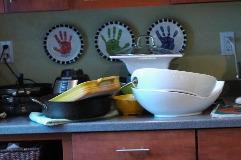 Messy kitchen Messy kitchen
