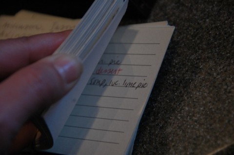 Index Cards