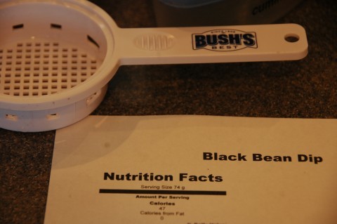 Bush's Beans strainer