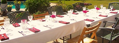 Salad table long