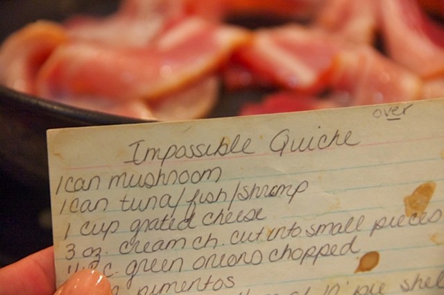 Impossible Quiche Pie