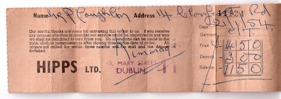 Dublin receipt