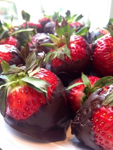 Chocolate Covered Strawberries & Sisters