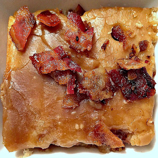 Buttermilk Cake with Maple Bacon Glaze