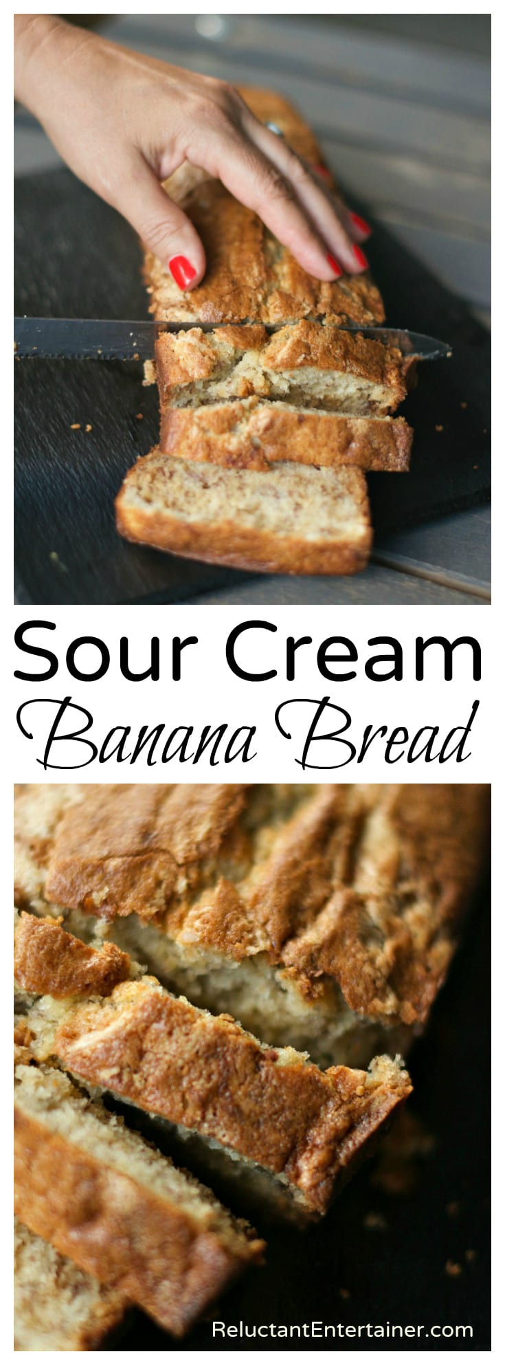 Sour Cream Banana Bread Recipe