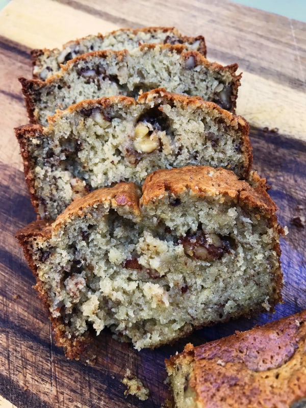 Secret Walnut Banana Bread Recipe - Reluctant Entertainer