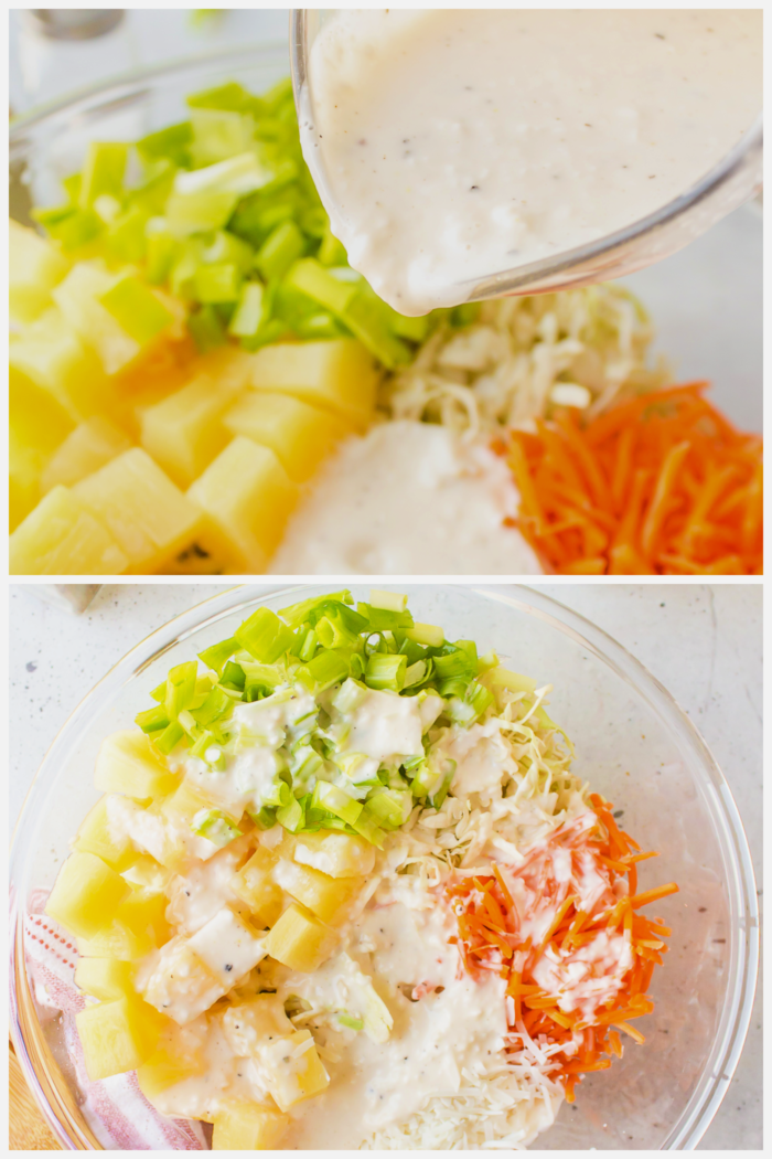 Pineapple Coleslaw Recipe Reluctant Entertainer