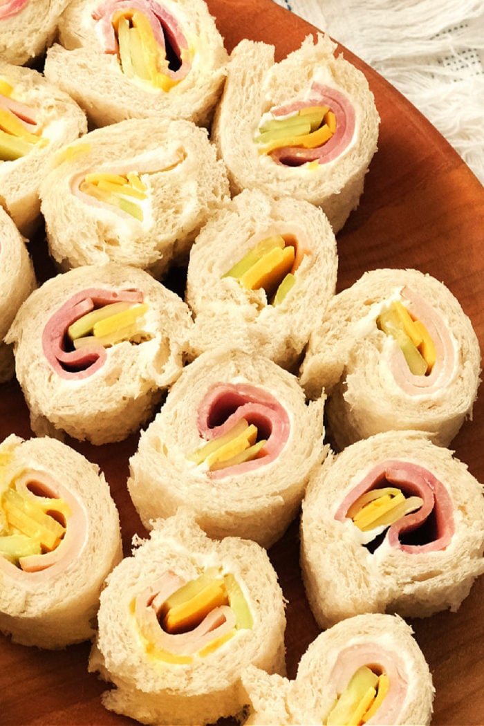 ham and turkey Sushi Sandwiches