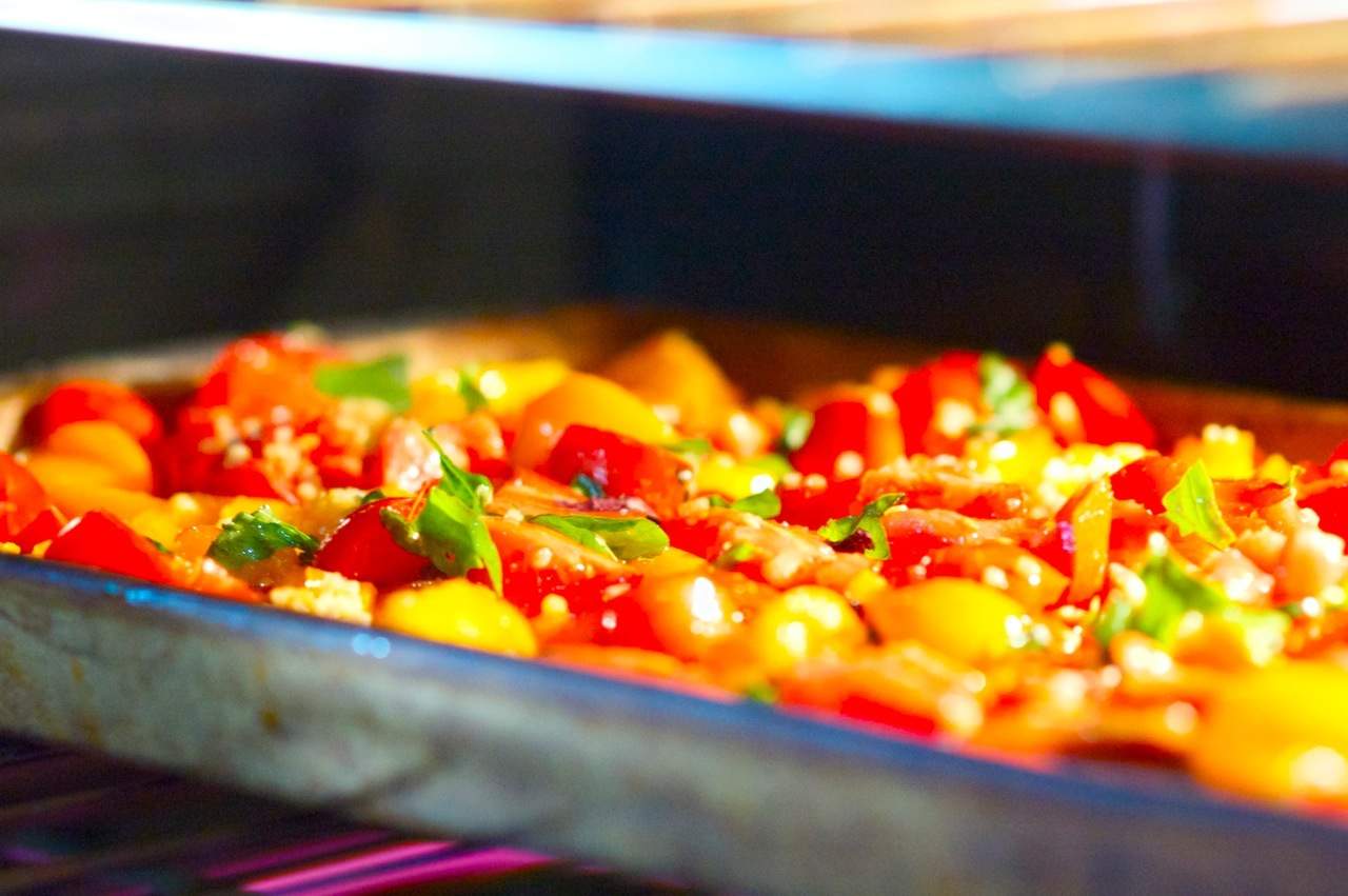 Sweet & Savory Roasted Tomatoes Reluctant Entertainer