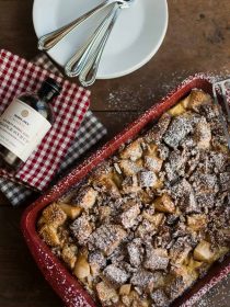 Pear Vanilla French Toast Casserole