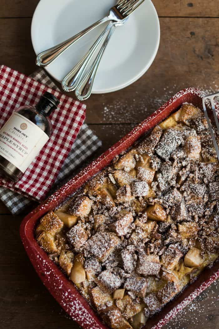 Pear Vanilla French Toast Casserole