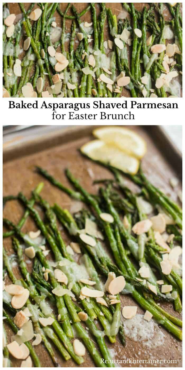 Easy Baked Asparagus Shaved Parmesan for Easter Brunch