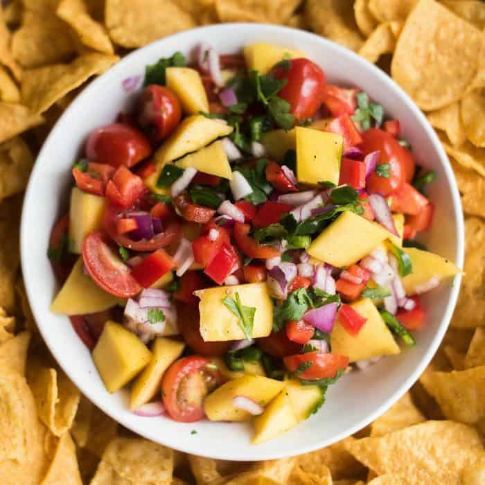 Easy Honey Mango Salsa 