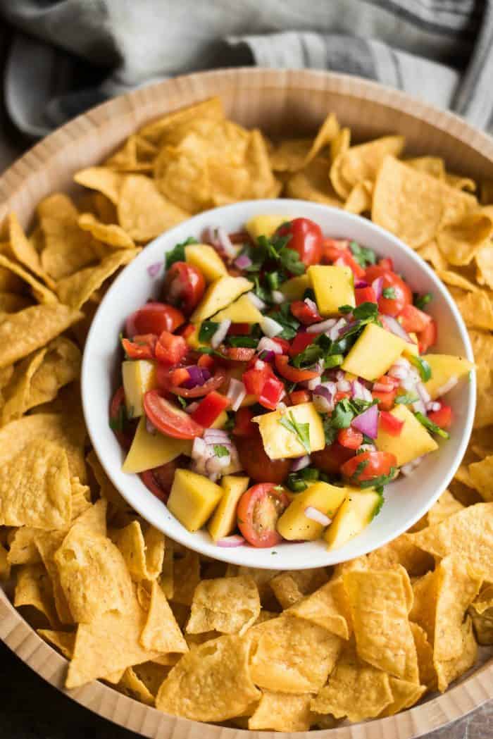 Easy Honey Mango Salsa Recipe