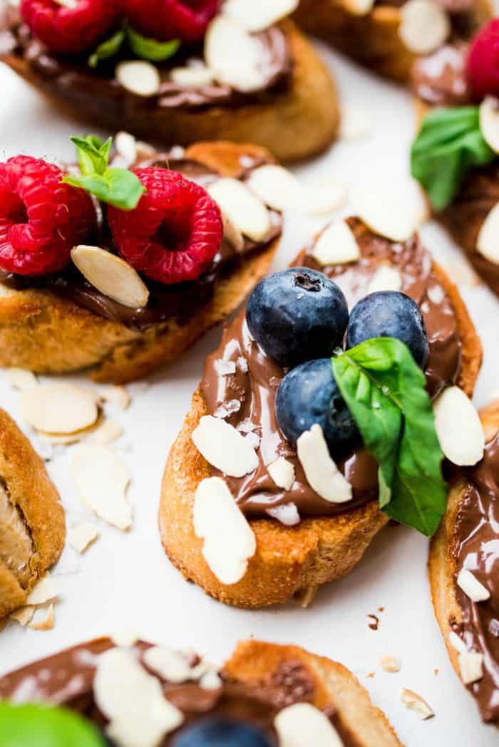 Best Nutella Berry Bruschetta Recipe