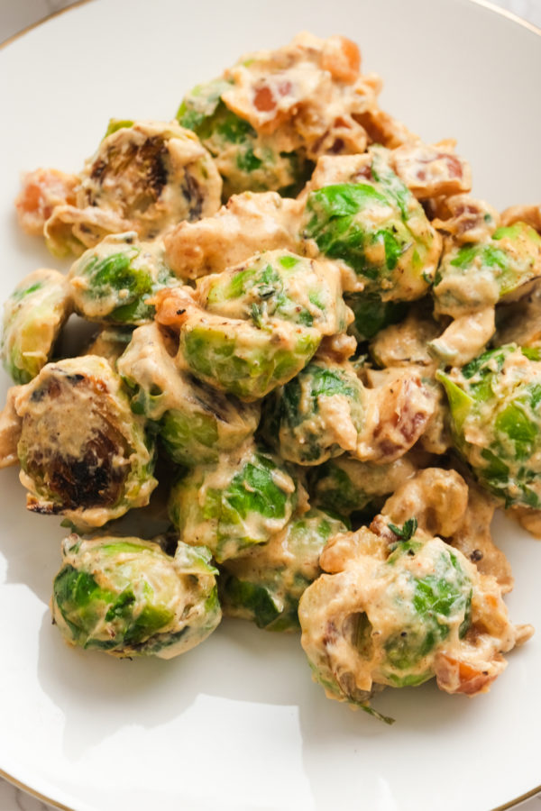 Brussels Sprouts with Cream