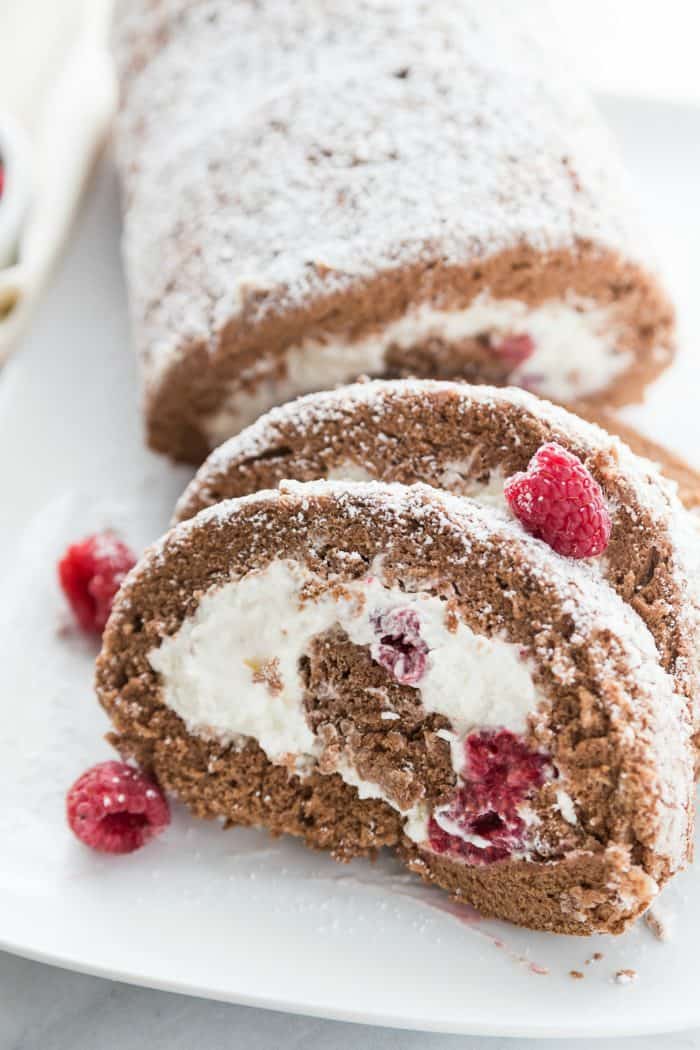 Tasty CLASSIC Chocolate Rolled Angel Cake Recipe