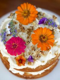 Banana Walnut Cake with Cream Cheese Frosting Recipe