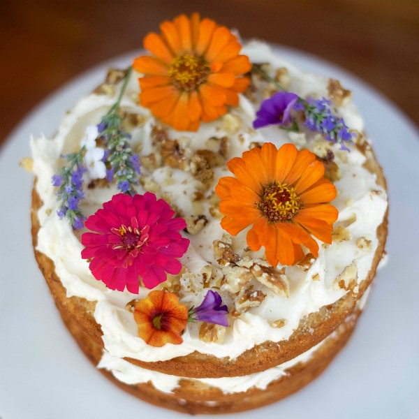 Banana Walnut Cake with Cream Cheese Frosting Recipe