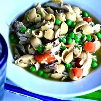 Barilla Slow Cooker Roasted Chicken Soup with Pasta