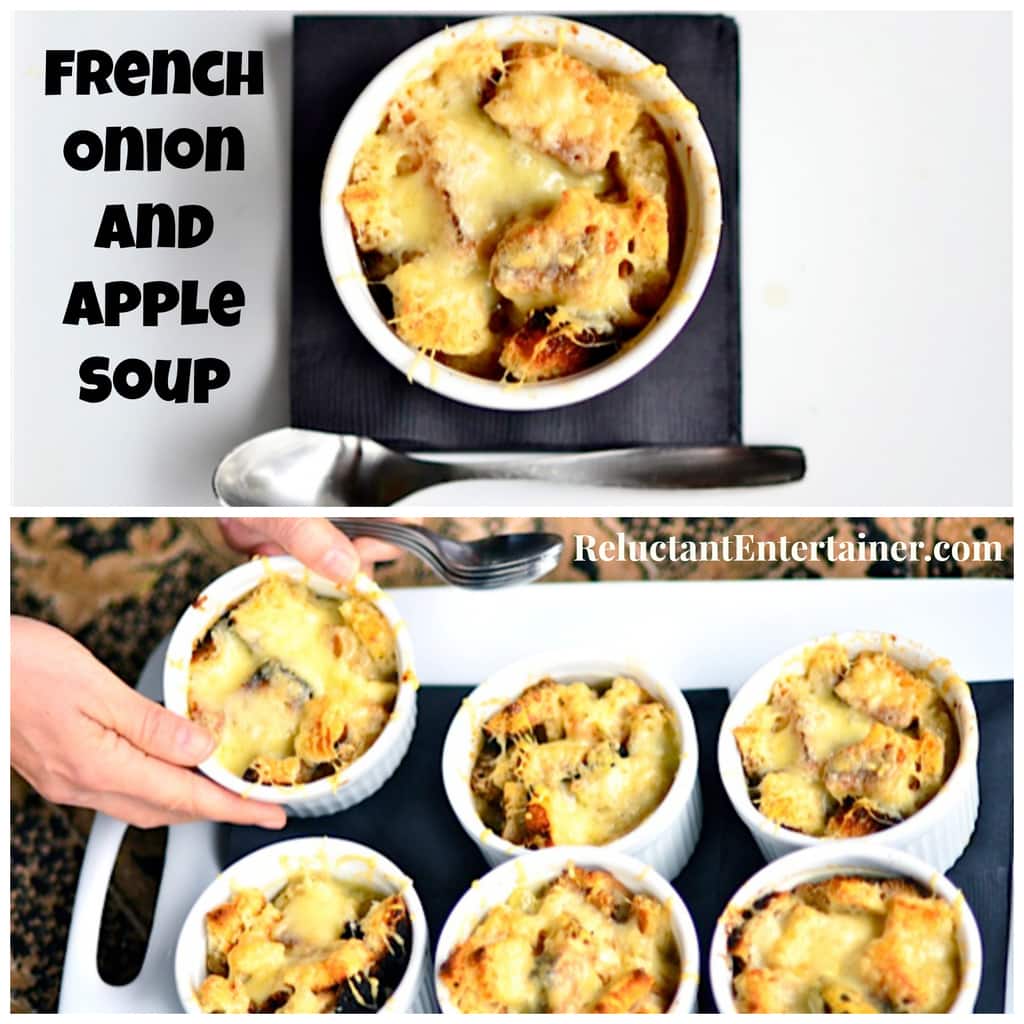 French Onion & Apple Soup Recipe | ReluctantEntertainer.com