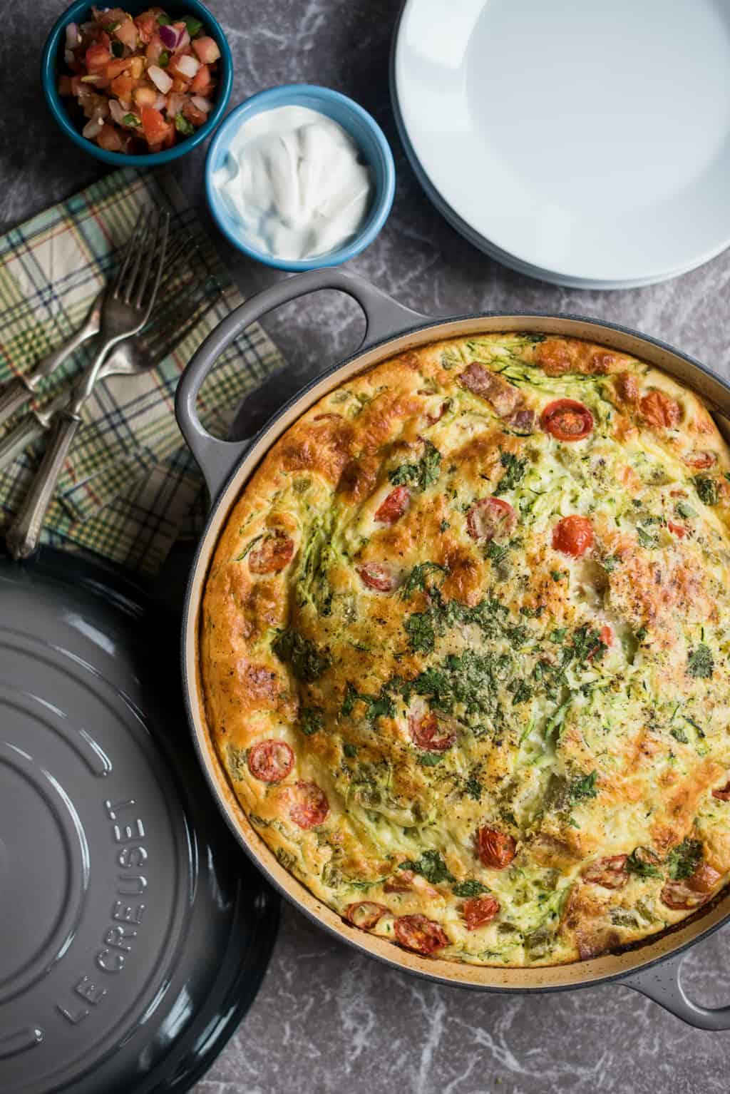 How to Make Impossible Quiche Pie - Reluctant Entertainer