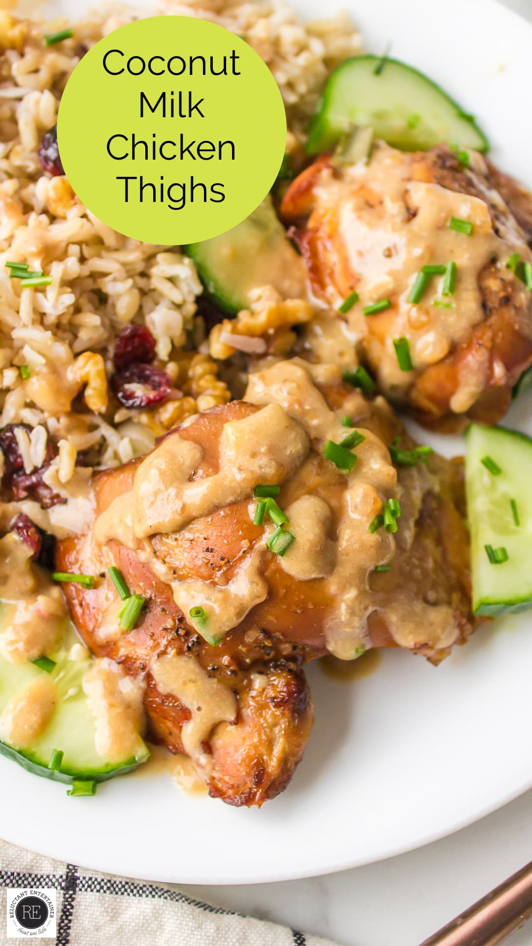 Coconut Milk Chicken Thighs Recipe Reluctant Entertainer