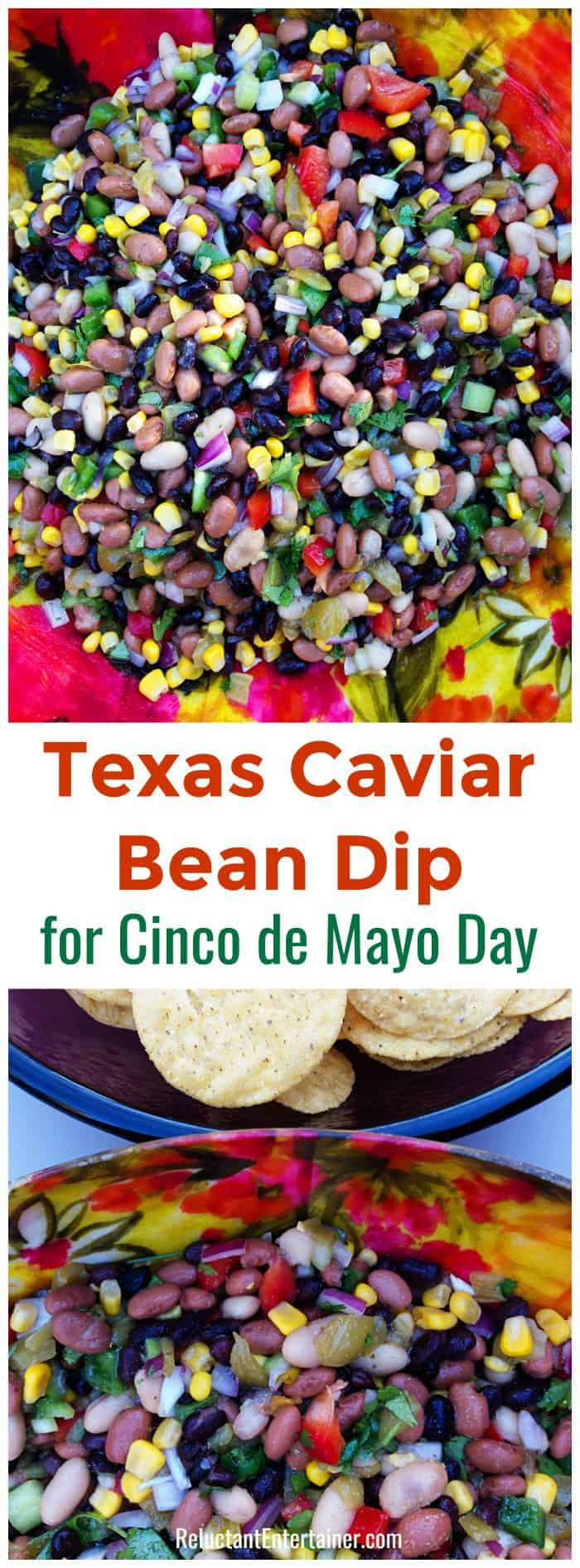Texas Caviar Bean Dip for Cinco de Mayo Day