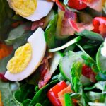 Spinach Salad with Warm Bacon Dressing