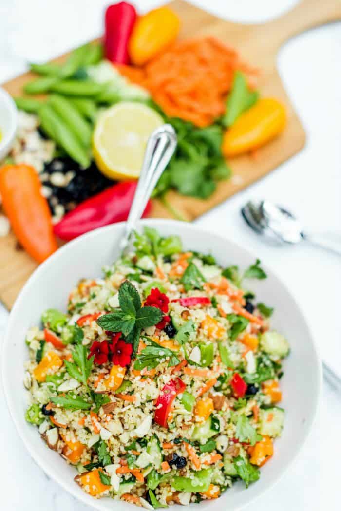 Tasty Quinoa and Currant Summer Salad Recipe