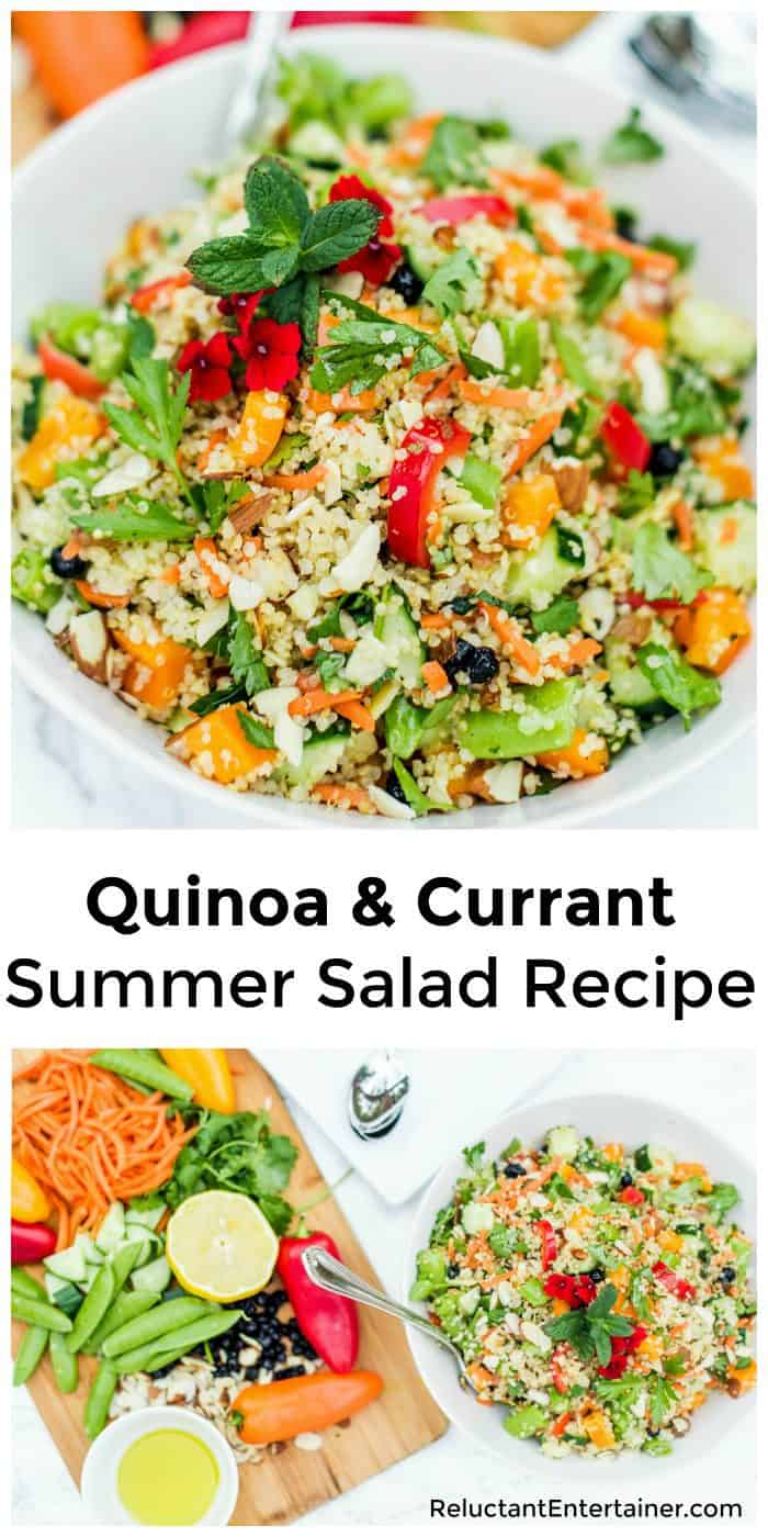 Quinoa and Currant Summer Salad Recipe