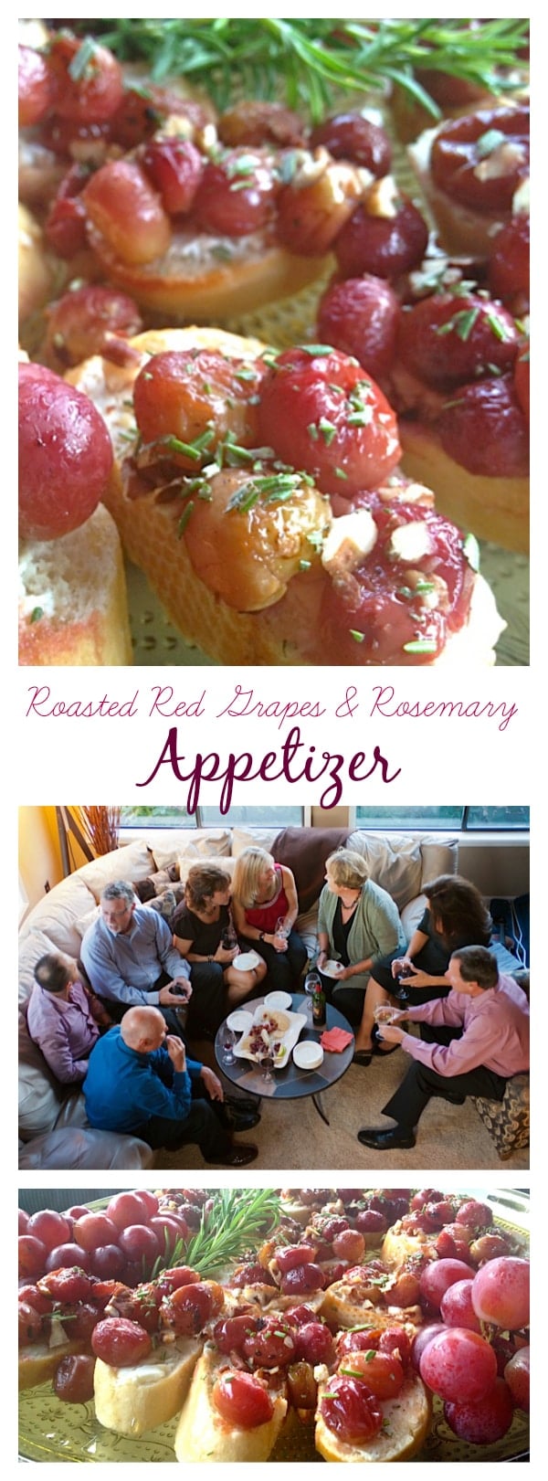 The Purpose of the Home (easy entertaining) with Roasted Red Grapes & Rosemary Appetizer