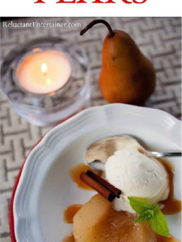 poached pears