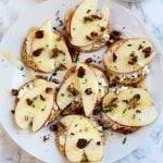 Goat Cheese, Honey Crisp Apples, Honey, Rosemary Thins