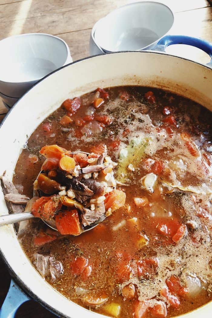 Pioneer Woman's Perfect Pot Roast Turned into Soup