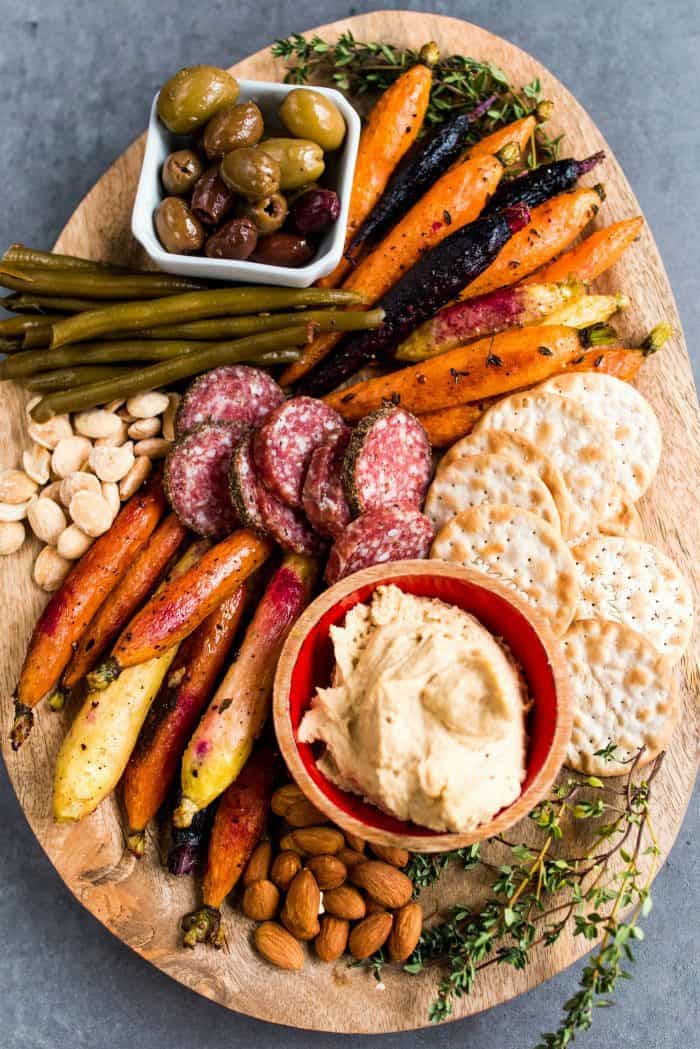 Roasted Carrots Easy Appetizer Recipe - Reluctant Entertainer