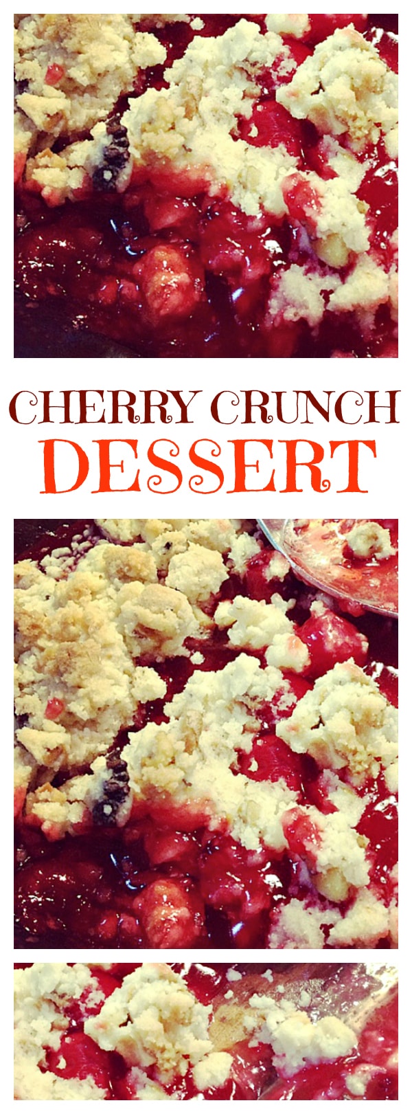 Valentine's Day Cherry Crunch Dessert Reluctant Entertainer