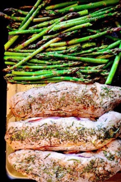 Preparing Rosemary Grilled Pork Tenderloin 