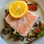 BAKED SALMON WITH COCONUT BROTH