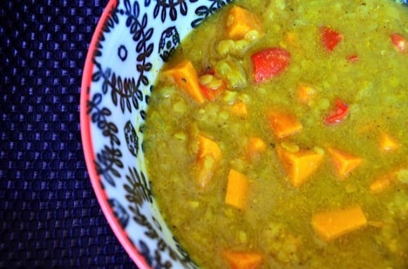 Red Lentil Sweet Potato Stew | Reluctant Entertainer