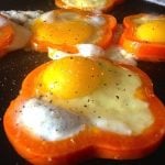 Fried Eggs in Pepper Rings | reluctantentertainer.com