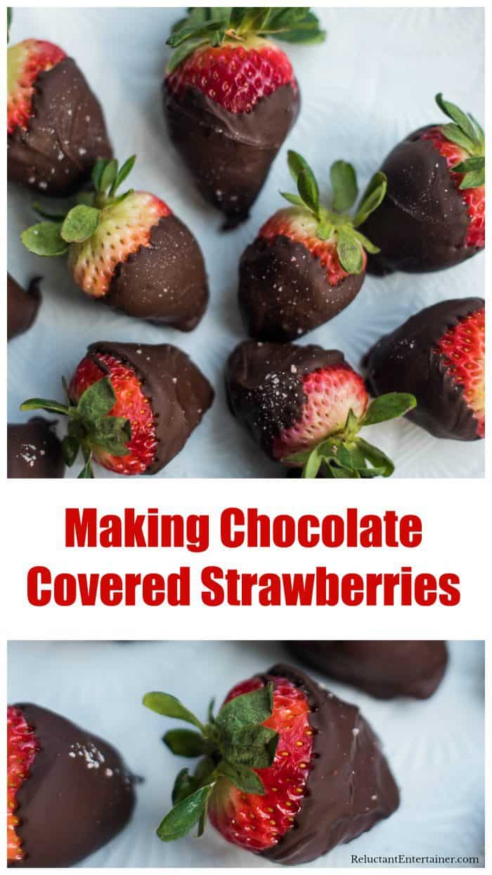 Making Chocolate Covered Strawberries