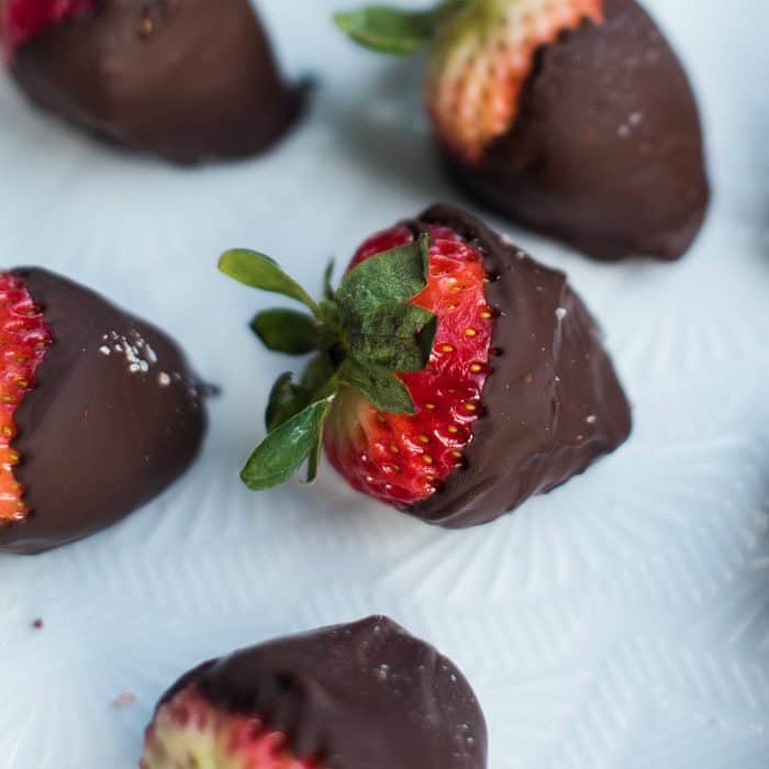 Making Chocolate Covered Strawberries with Sisters