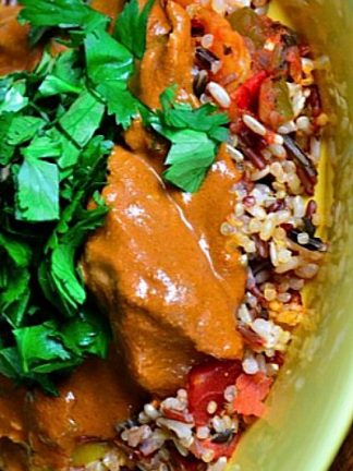 Slow Cooker Chicken Mole Recipe for a Fiesta Dinner Party
