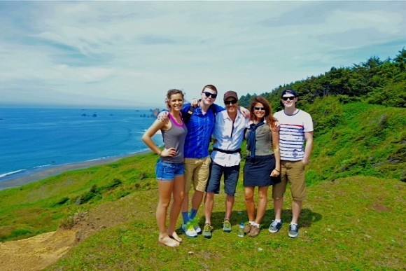 Family at Cape Blanco State Park