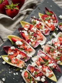Endive with Strawberry Mint Honey Recipe